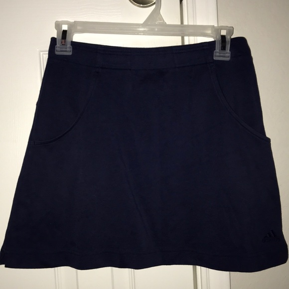 adidas jeans skirt